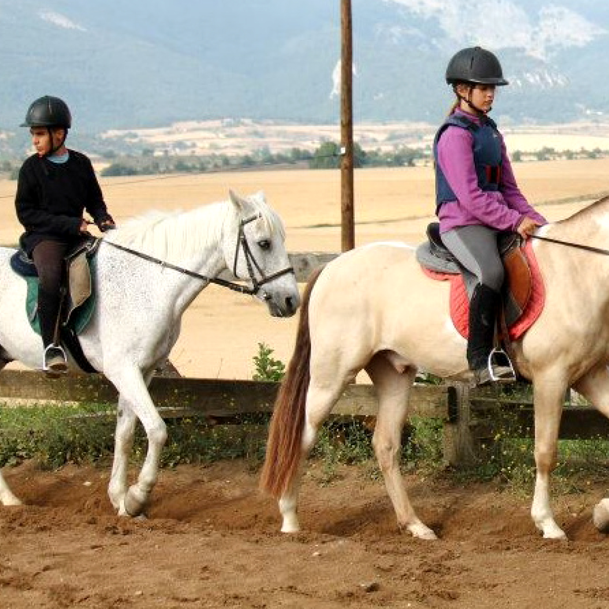 Chicas a caballo