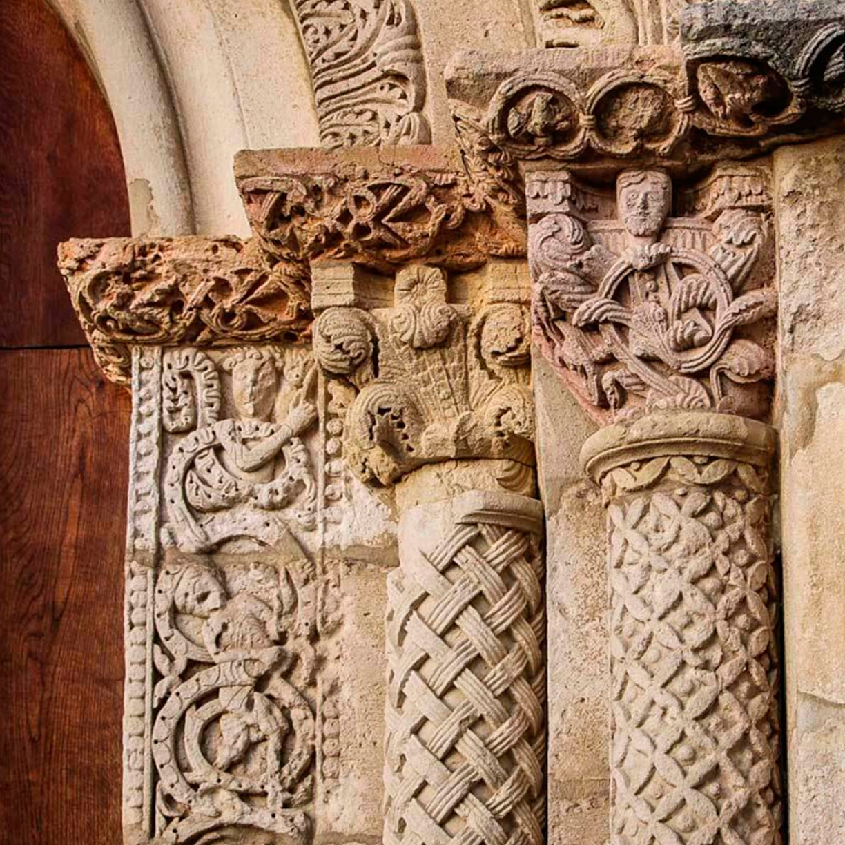 detalles columnas portico